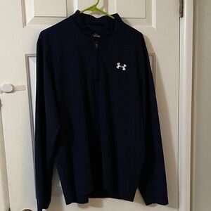 Under Armour Dark Blue Quarter-Zip Top - L